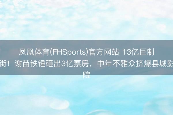 凤凰体育(FHSports)官方网站 13亿巨制扑街！谢苗铁锤砸出3亿票房，中年不雅众挤爆县城影院