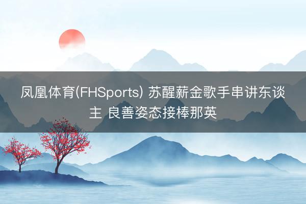 凤凰体育(FHSports) 苏醒薪金歌手串讲东谈主 良善姿态接棒那英